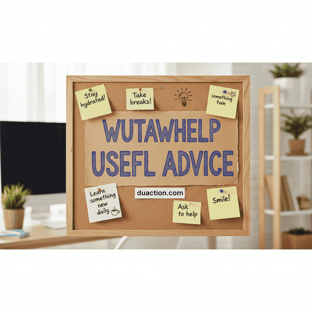 wutawhelp useful advice